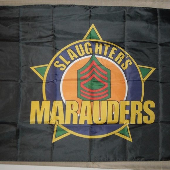 Slaughter's Marauders G.I. Joe Cobra 3'x5' horizontal Flag Banner arashikage - Picture 2 of 2